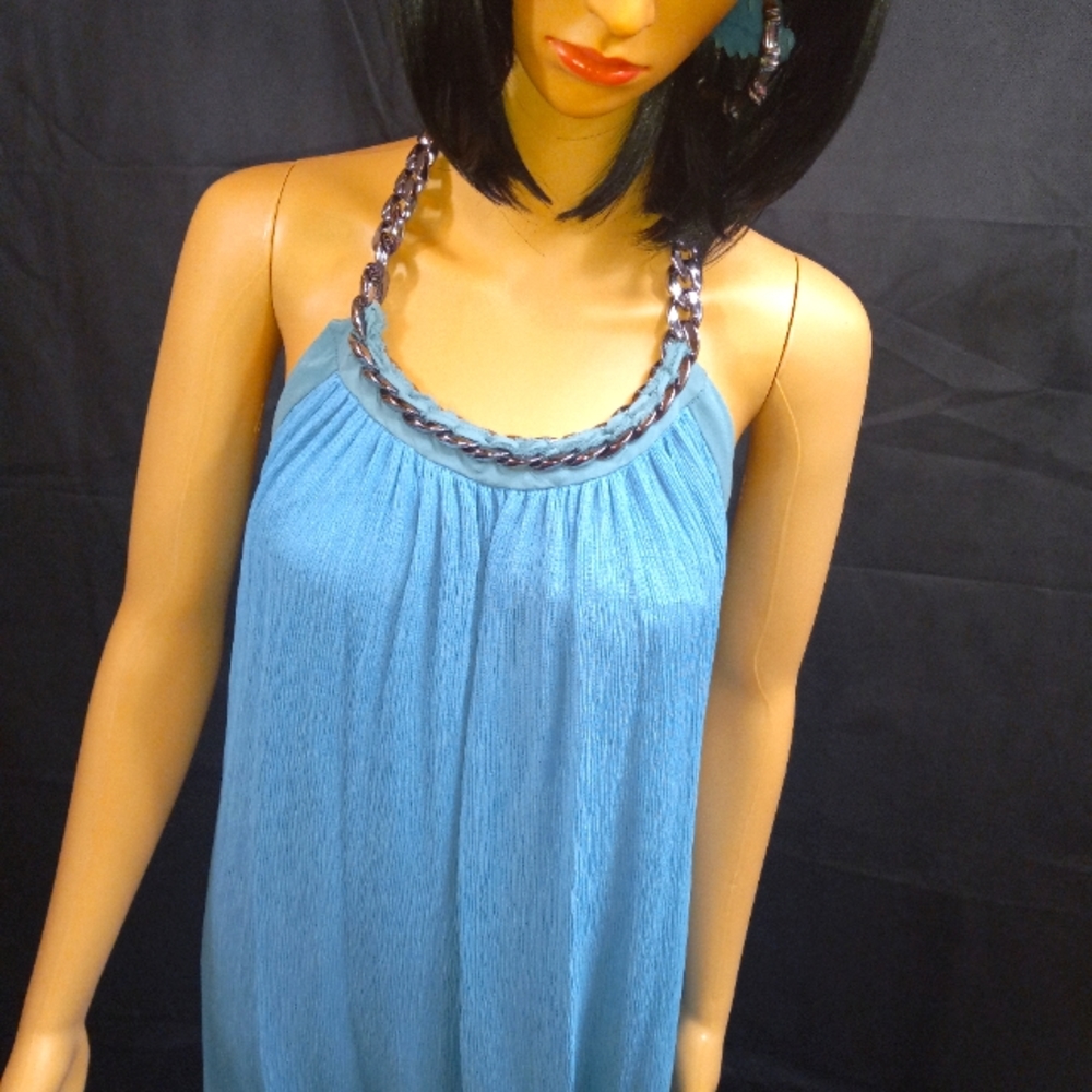 Ramy Brook Halter Chain Maxi Dress